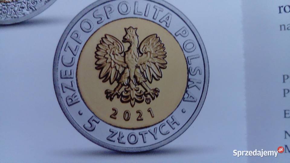 Moneta 5 2021 r Zamek Książ w Wałbrzychu Mosina