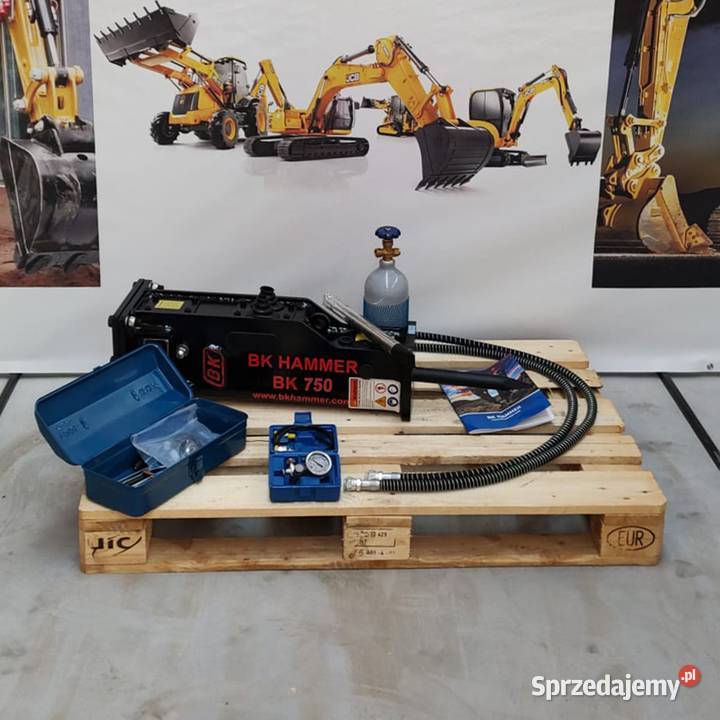 Młot wyburzeniowy BK750 maszyny 6T 9 T JCB 3CX Opole