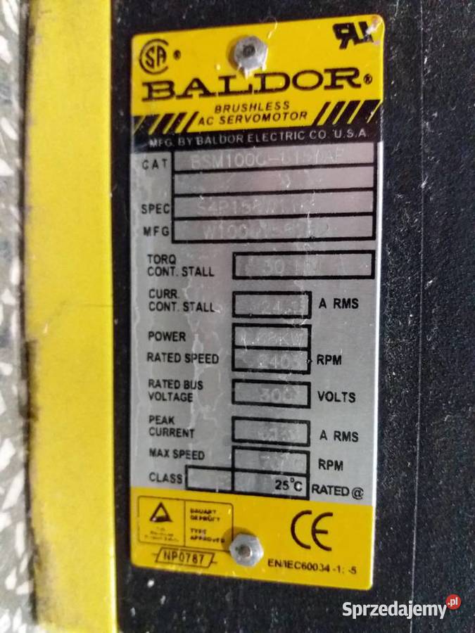 silnik Baldor BSM100C6150AF Wrocław