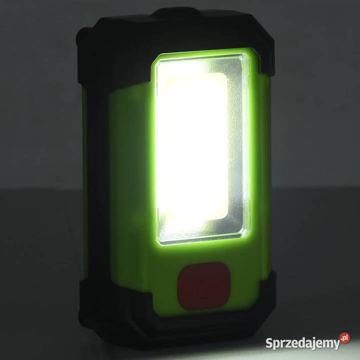 Przenośny solarny reflektor LED 7 W zimne białe Dom i Ogród Warszawa