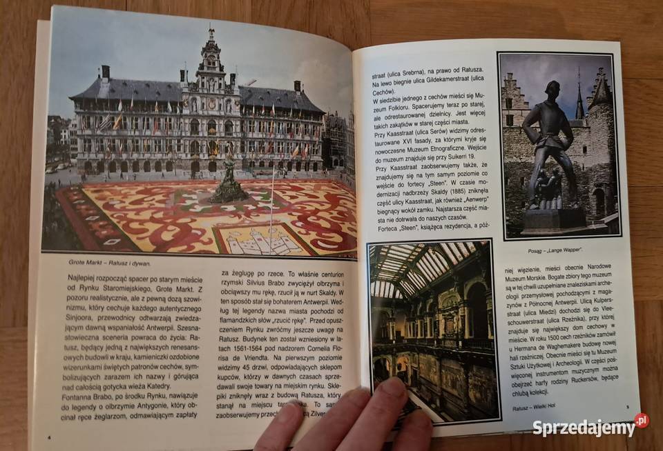 Książka przewodnik Antwerpia Belgia zwiedzanie mazowieckie Warszawa