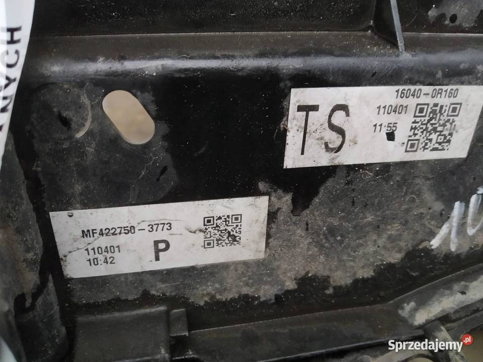 WENTYLATOR CHŁODNICY 20 D T27 160400R160 Toyota Wentylatory chłodnicy świętokrzyskie