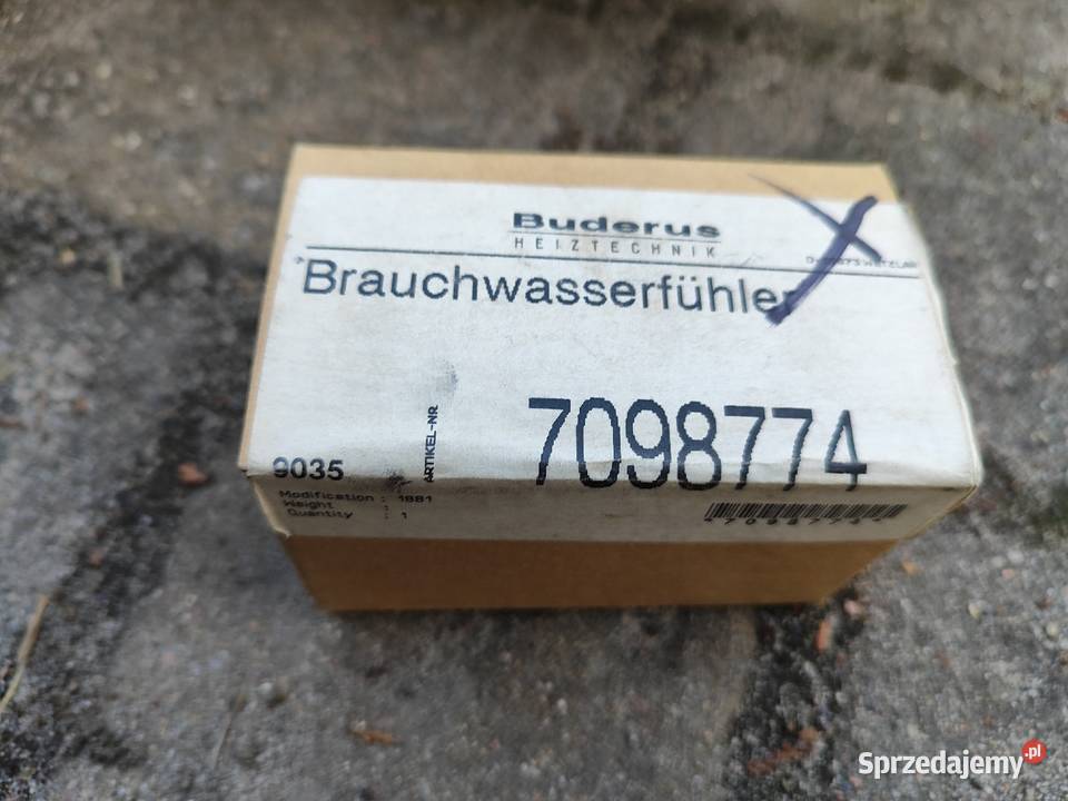 Czujnik ciepłej wody Buderus GB112 7098774 nowy Łódź sprzedam