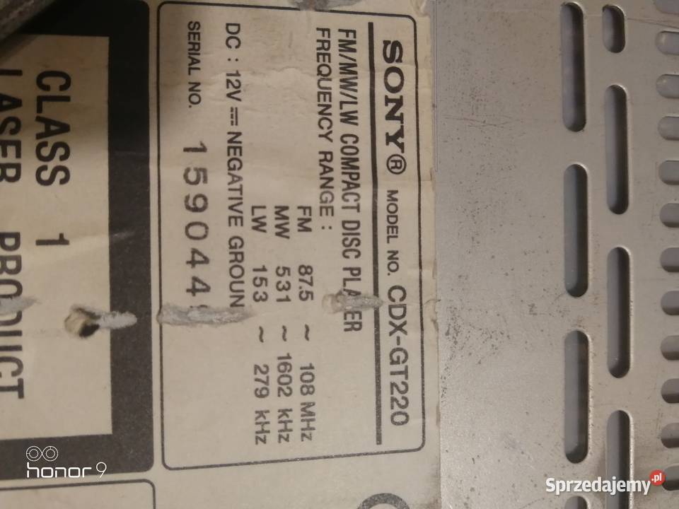 Radio samochodowe Sony explod Radioodtwarzacze wielkopolskie Koło