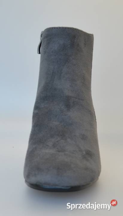 Szare ocieplane damskie botki rozmiar 37 shfn10 sprzedam