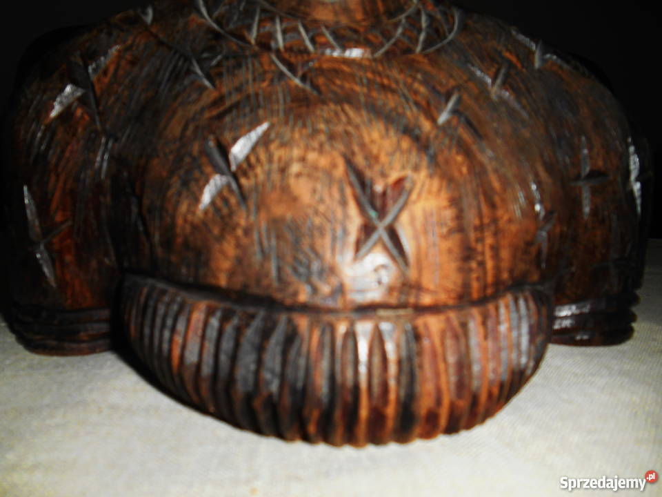 Rzeżba z drzewa egzotycznego heban Warszawa