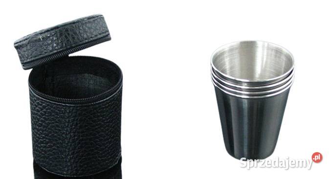 Średnie Srebrne Kieliszki 80ml Turystyczne ze śląskie Ostrowy nad Okszą