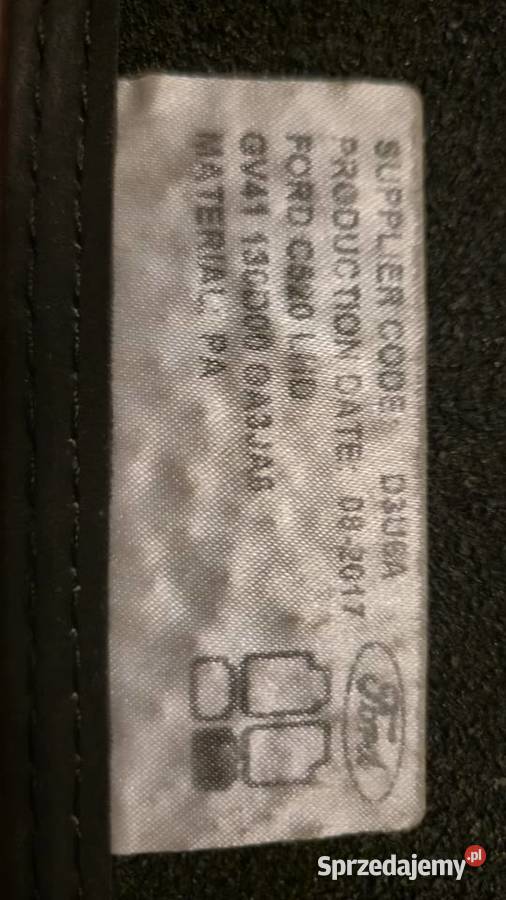 Dywaniki welurowe ford kuga mk2 Skomielna Biała
