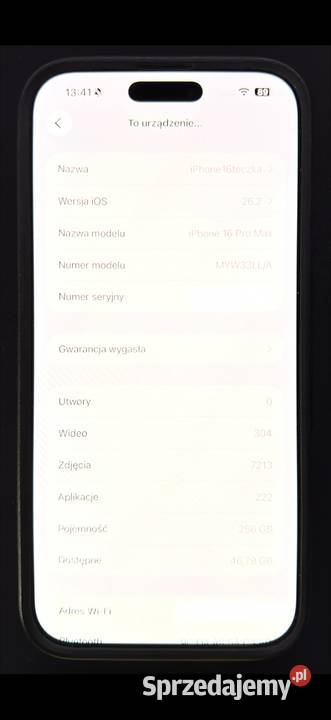 Iphone 16 pro 256gb esim Żukowo
