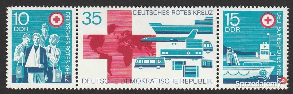 NIEMCY NRD DDR NIEMIECKI CZERWONY KRZYŻ CZYSTE łódzkie Łódź