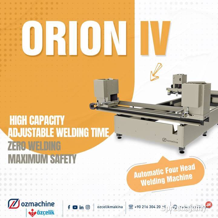 Automatyczna Zgrzewarka czterogłowicowa ORION IV sprzedam