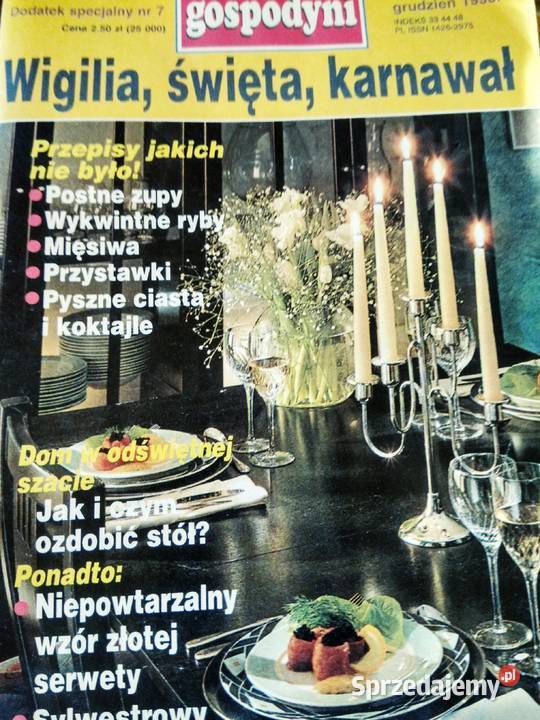 Wigilia święta przepisy antykwariaty szkolne Warszawa sprzedam