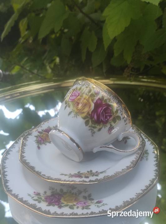 Zestaw śniadaniowy trio Porcelana Winterling Pabianice