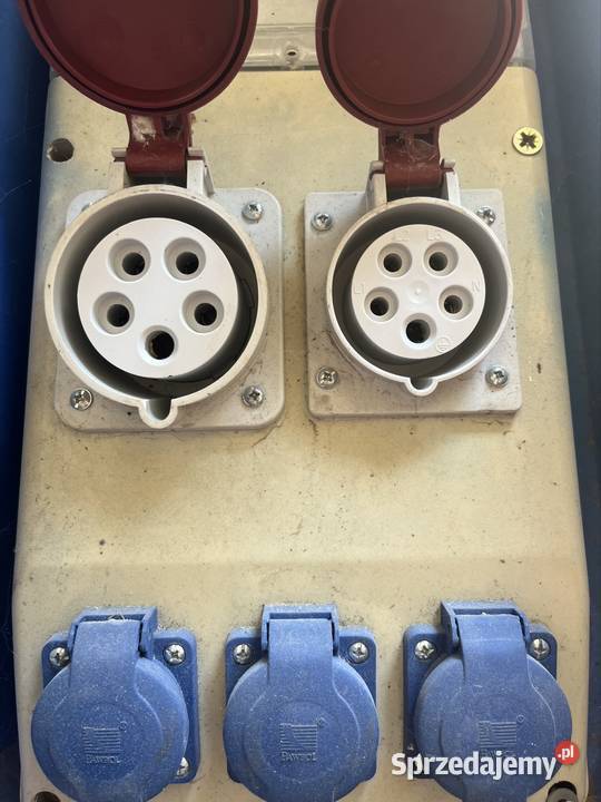 Rozdzielnia budowlana 16A 400V230V 2x siła 3x Rudna