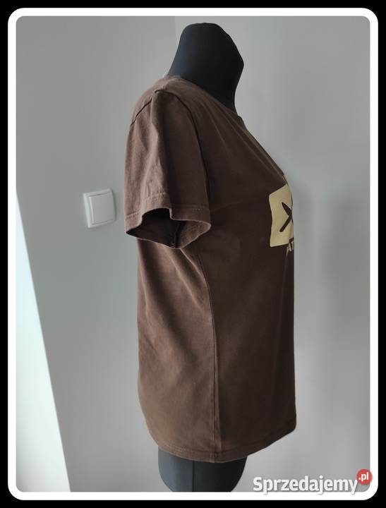 Tshirt koszulka bluzka brązowa bawełna IMPERIAL Płock