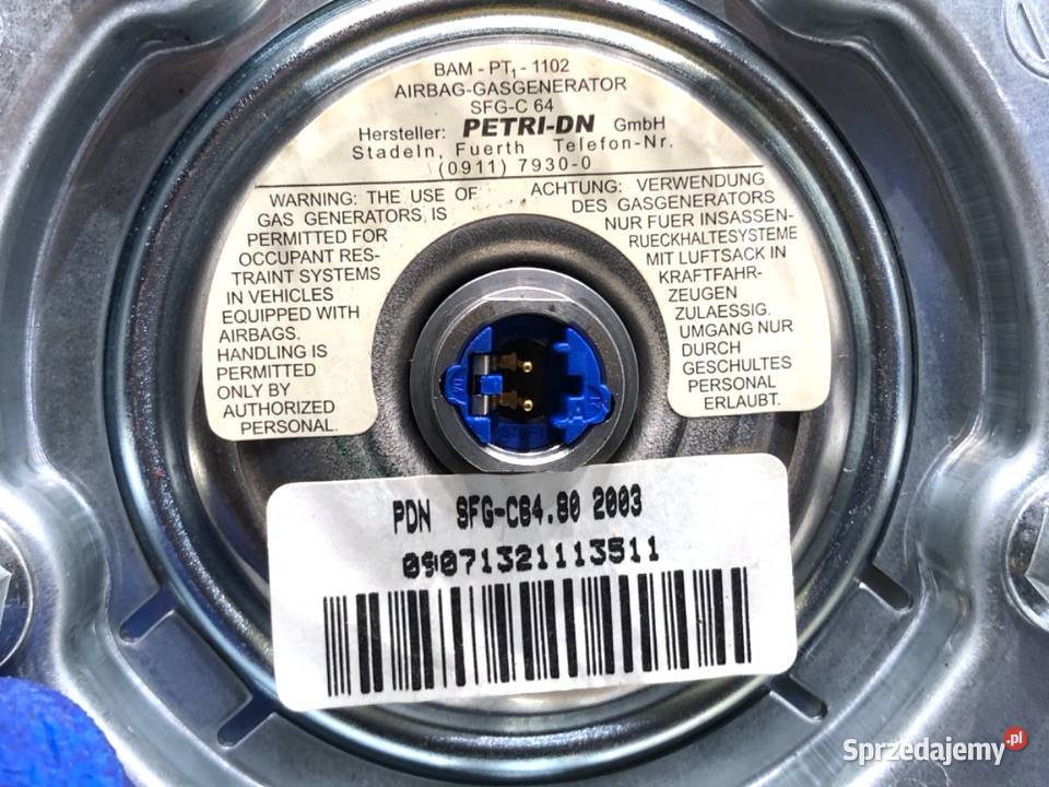 PODUSZKA POWIETRZNA KIEROWCY VW TOURAN podkarpackie