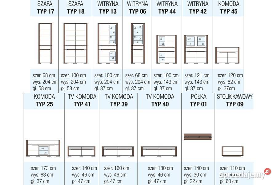 Zestaw mebli Osięciny