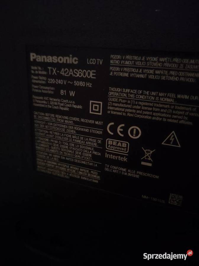 Telewizor Panasonic 42 cale led Smart TV