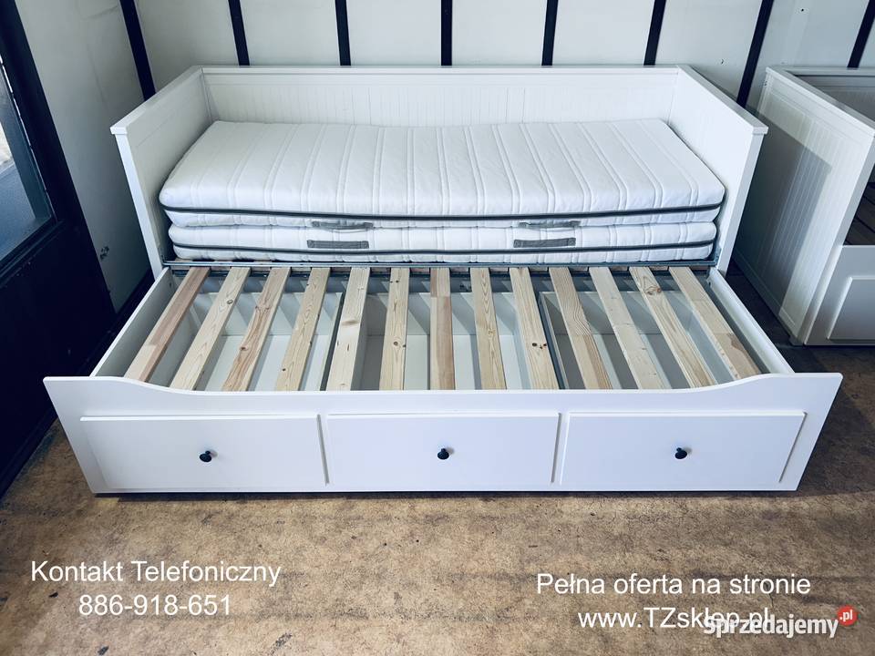 IKEA HEMNES Leżanka Łóżko z 3 szufladami 2 Rybnik
