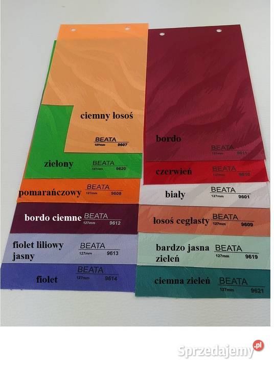 Gotowe pasy żaluzje pionowe verticale na wymiar Łapy