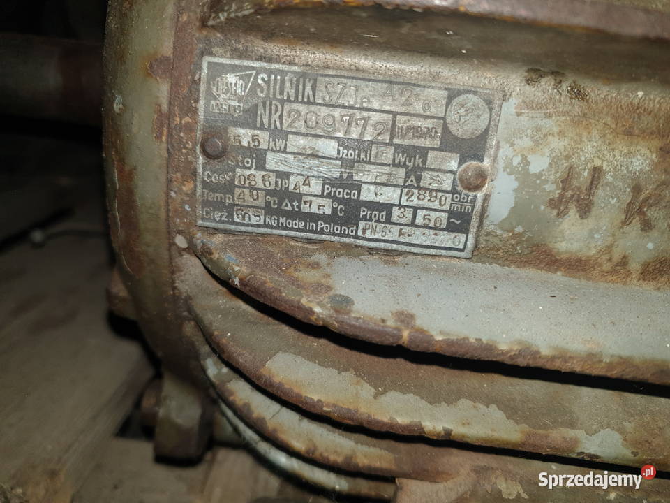 Silnik 55kw elektryczny siłowy 2890 obrotow Iłża