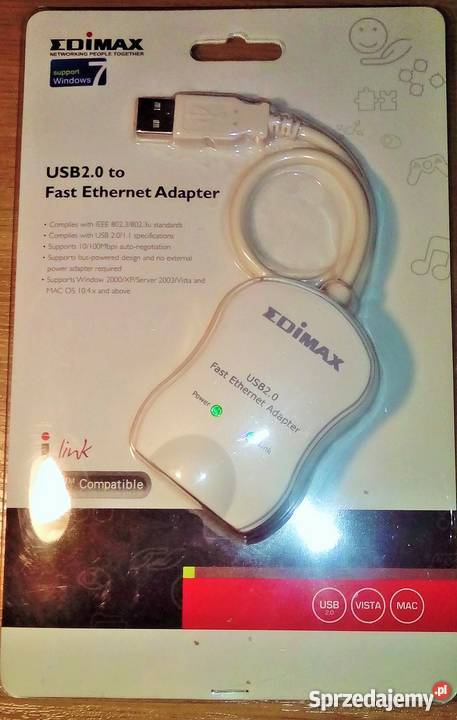 USB 20 to Fast Ethernet Adapter EDIMAX Ethernet 10Mbit Miastko