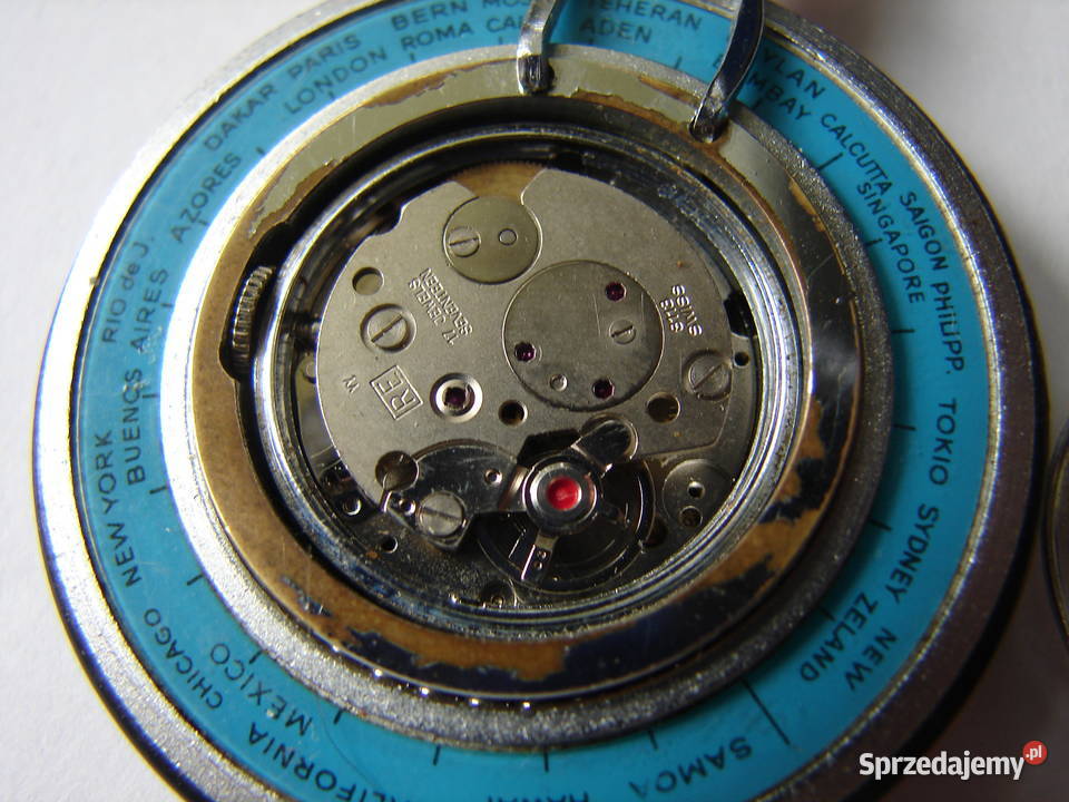 Bumar Poland zegarek ruletka World Time rzadki sprzedam