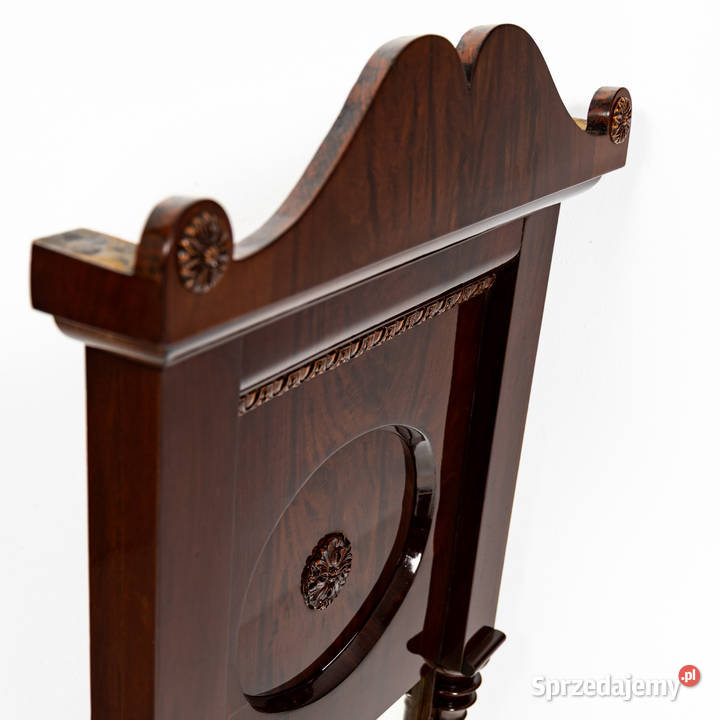 Lustro Biedermeier Antyk Stare Mahoń Piramidalny wielkopolskie Swarzędz