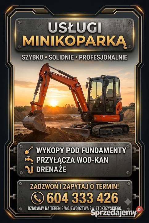 Usługi MinikoparkąKielce Miedziana Góra świętokrzyskie