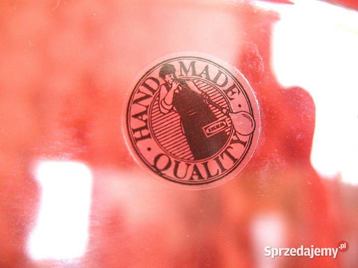 Wazon flakon szklany duży 48 Ręczna robota przezroczysty Siedlce sprzedam