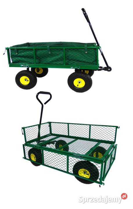 Wózek ogrodowy transportowy przyczepka Otwierane Krzepice