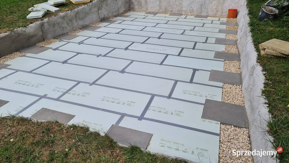 Styrodur podkład pod basen ogrodowy40mm na Janów Lubelski
