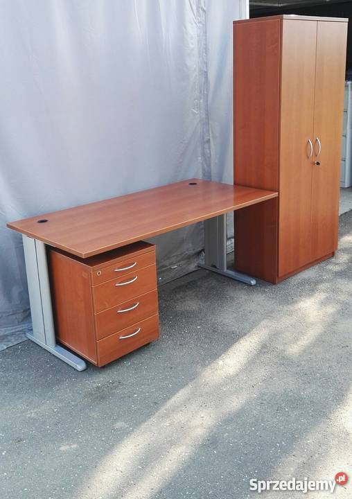 zestaw 3elementowy grusza meble biurowe używane Poznań