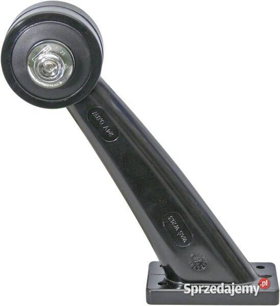 Lampa obrysowa LED lewa okrągła 1224V czerwona Kamionna