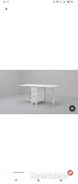 Stół rozkładany biały Ikea Lubliniec