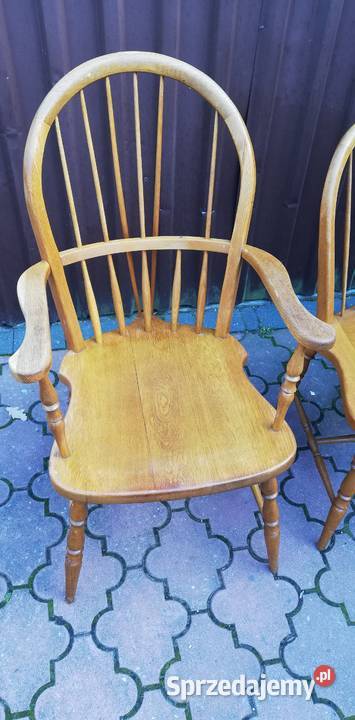 Krzesło krzesła 4 drewniane stylowe fotel mazowieckie sprzedam