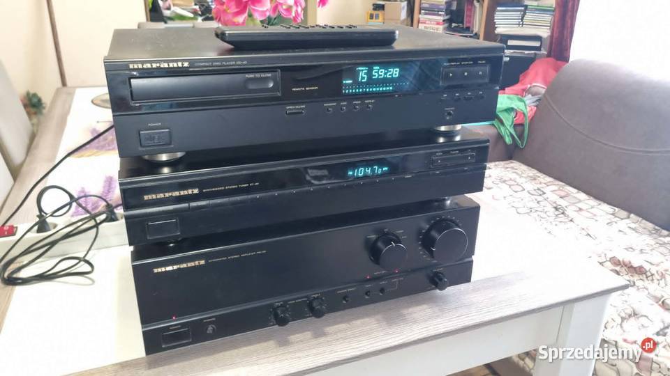 Wieża Marantz wzmacniacz PM30 2x35W tuner ST40 i Warta