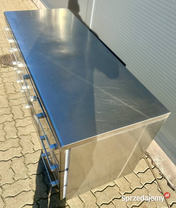 STÓŁ CHŁODNICZY Z SZUFLADAMI NA 11GN 10 SZUFLAD Krępsko