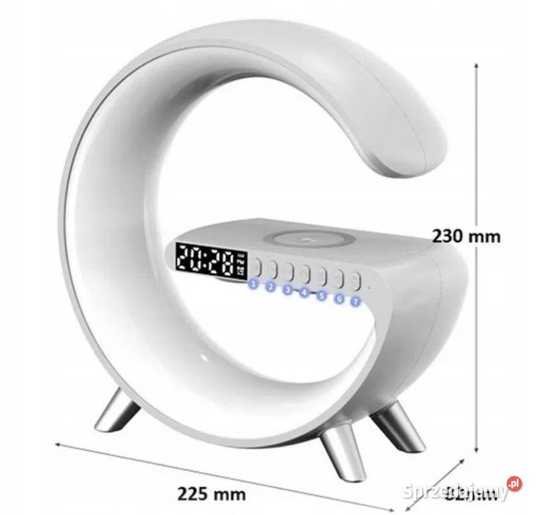 Lampka led z ładowarka indukcyjna i głośnikiem śląskie Żory