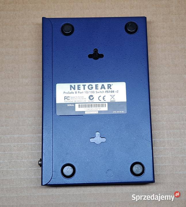 SWITCH NETGEAR FS108 8x 10100 MBPS dolnośląskie Mielęcin sprzedam