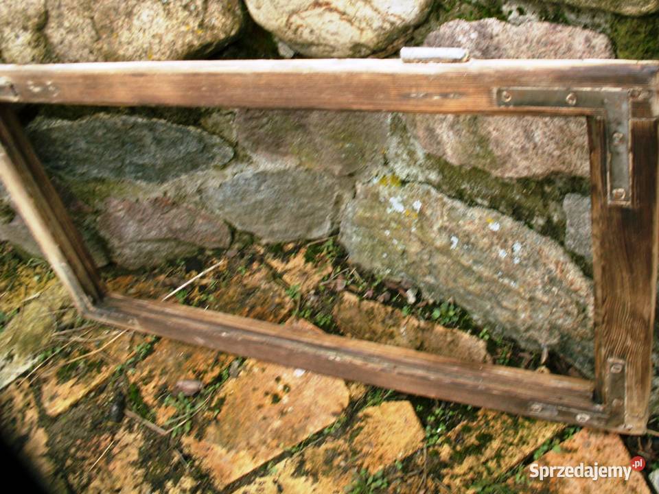 Stare okno rama okienna retro loft lustro