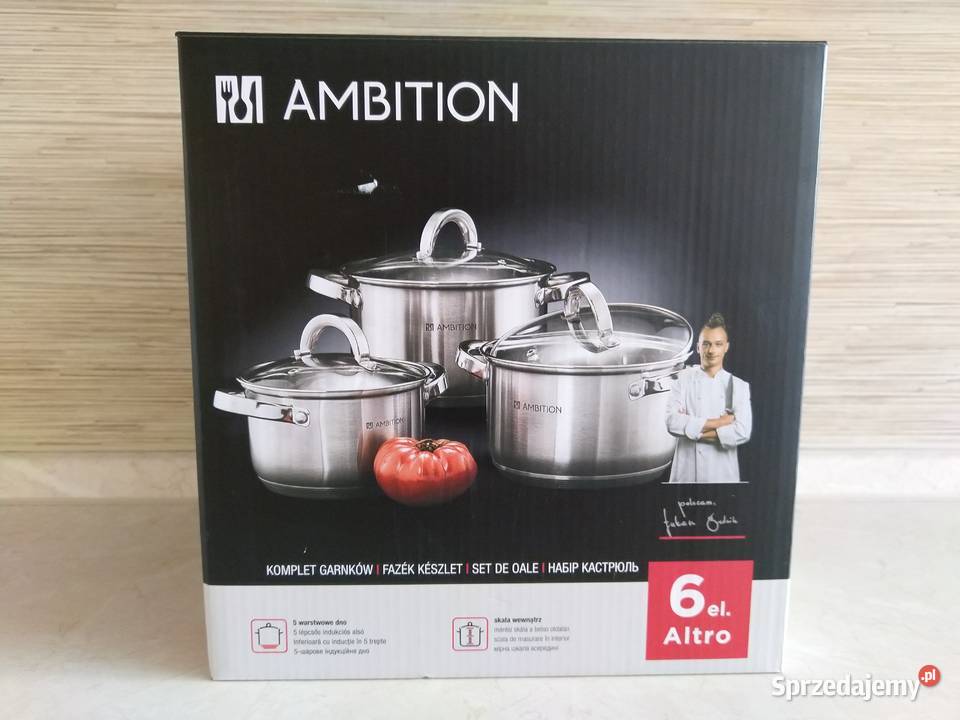 NAJTANIEJ Zestaw Garnków z Pokrywkami ALTROI Zabrze sprzedam
