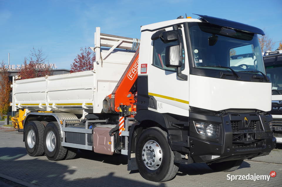 Renault C380 E6 6x4 HDS Fassi F135 2700 MTH Kraków sprzedam