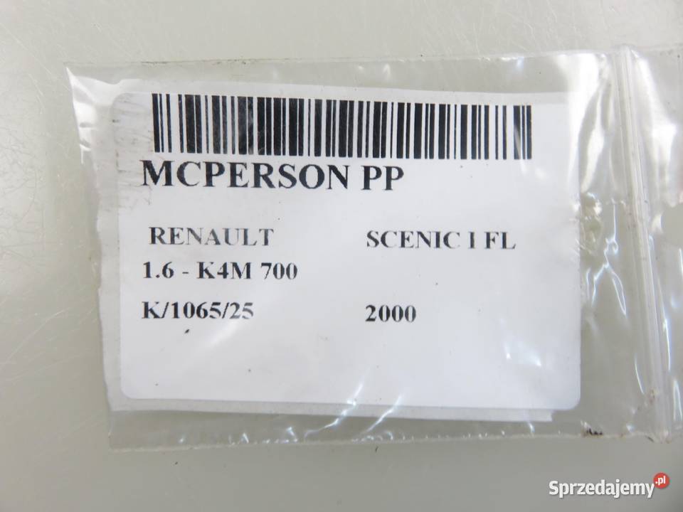 MCPERSON PRAWY PRZEDNI RENAULT SCENIC I 16 K4M