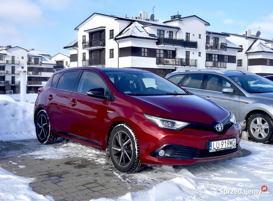 Toyota Auris II 2017 Hybryda LPG Prestige HB elektryczne szyby Lublin