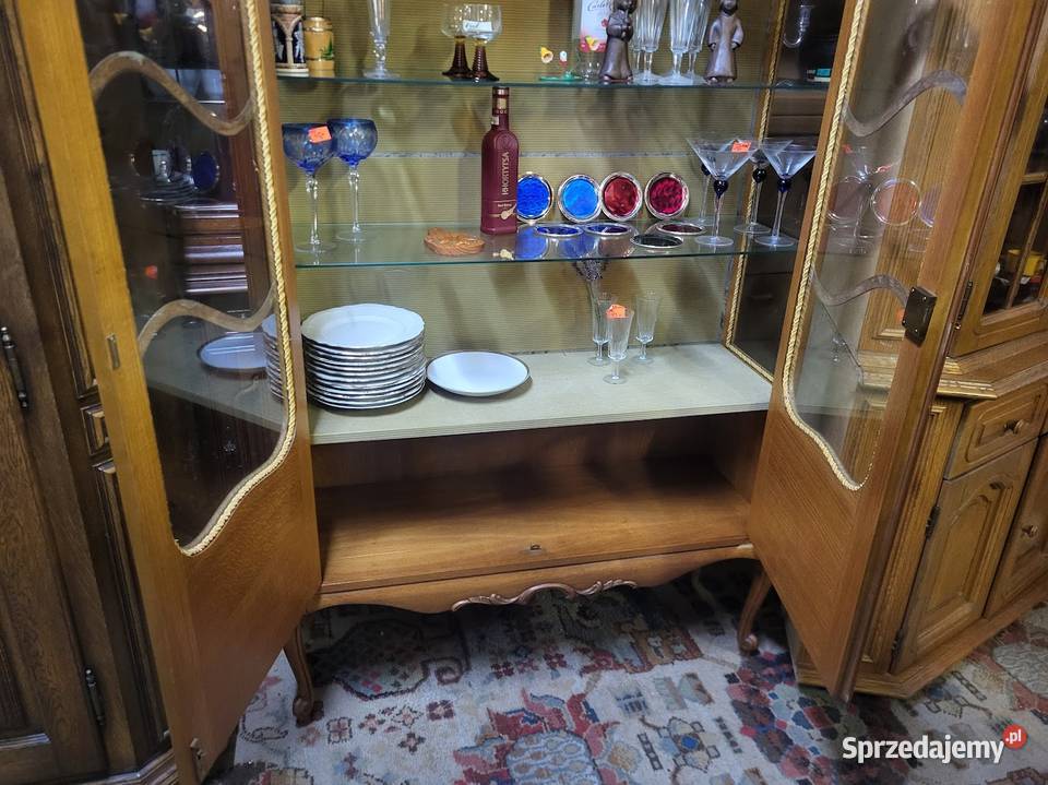 Meble dębowe w stylu chippendale komoda kujawsko-pomorskie Sypniewo