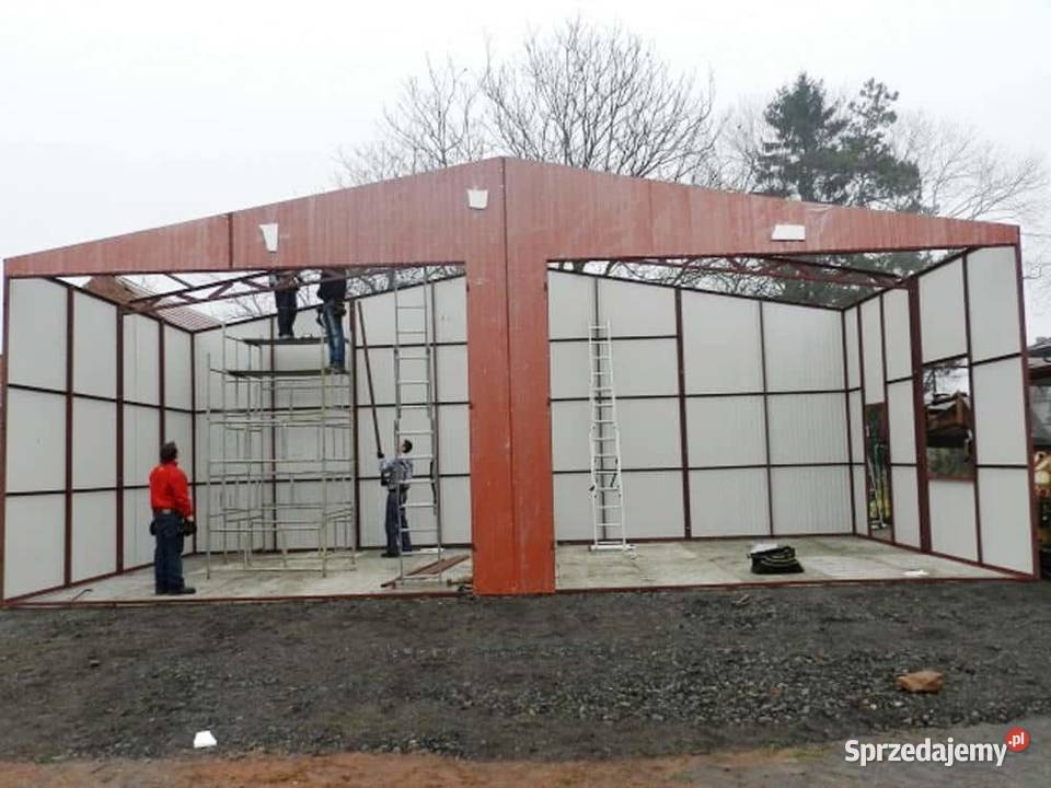 Blaszana hala 116 m brązowa małopolskie