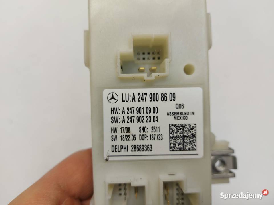 Mercedes EQA 250 W243 MODUŁ STEROWNIK KLAPY osobowe