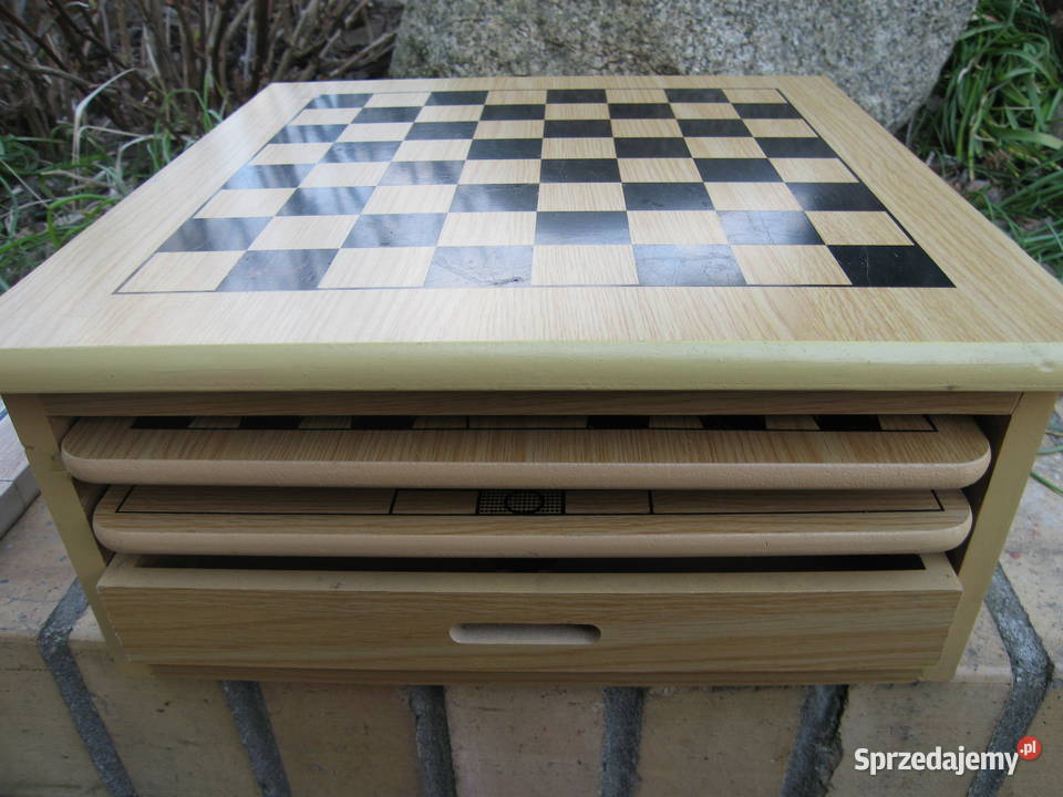 Szachy zestaw 4 gier Szczecin