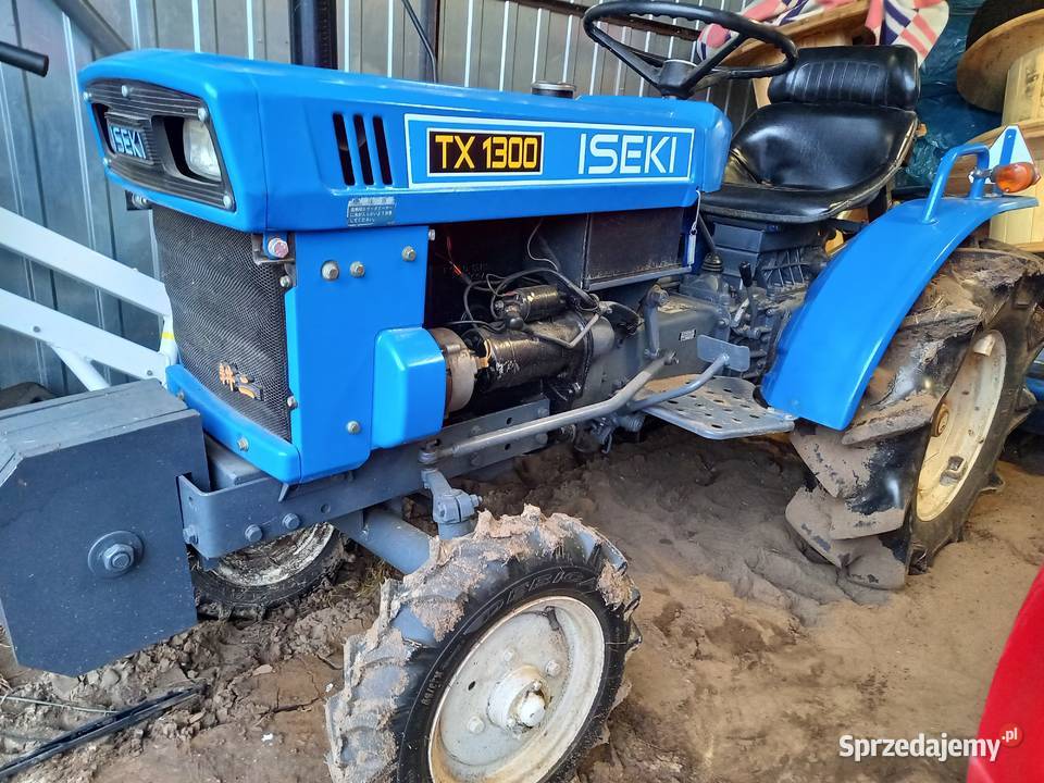 Sprzedam traktorek Iseki TX1300 z osprzętem nieuszkodzony Suserz